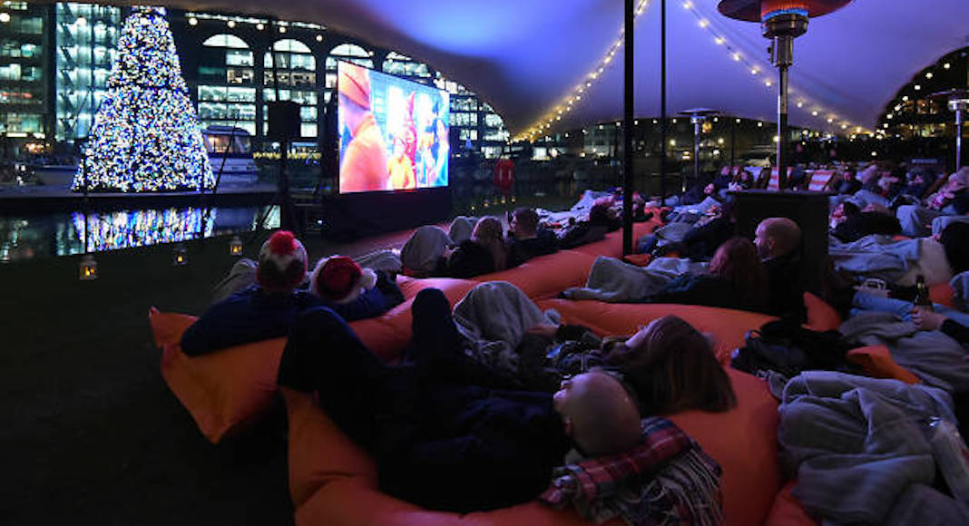 Ciné en plein air pour Noël