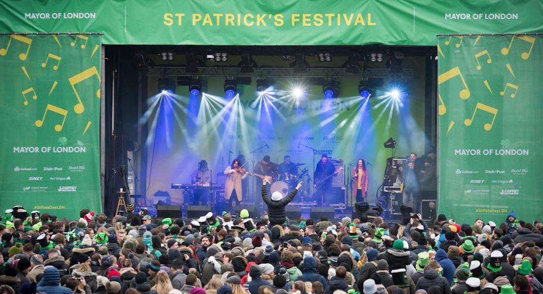 Saint Patrick Day mars londres