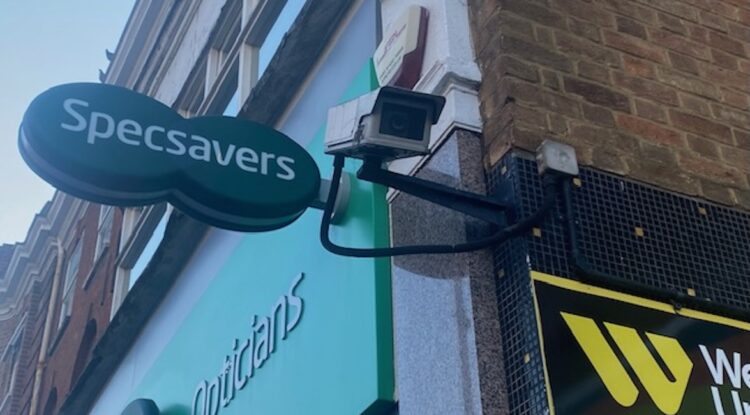 Une caméra de surveillance à Harrow, dans le Grand Londres