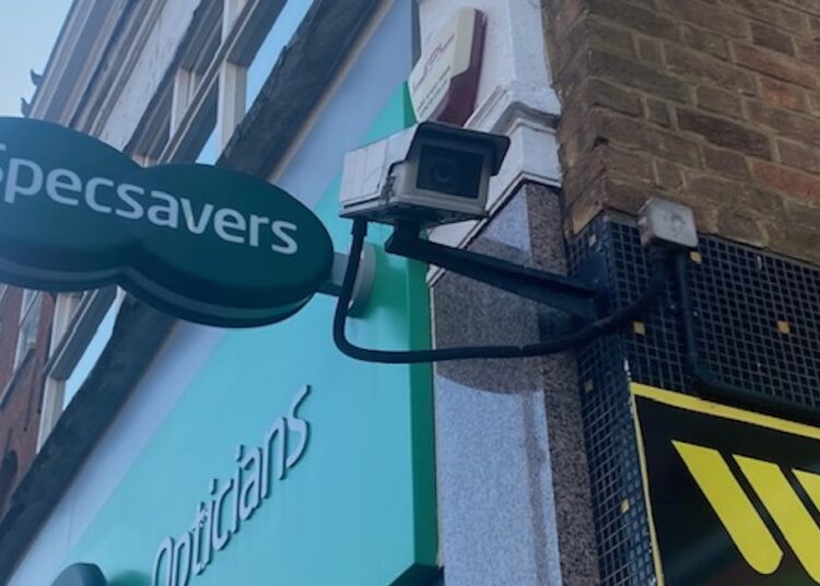 Une caméra de surveillance à Harrow, dans le Grand Londres